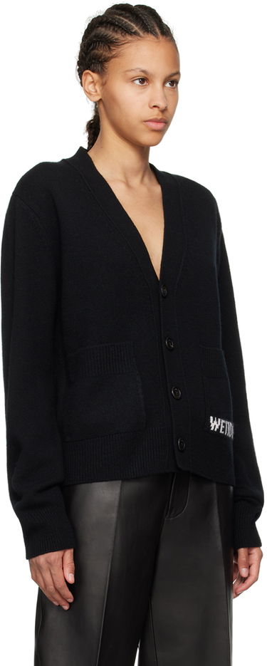 Pleteni pulover We11done We11done Patch Pocket Cardigan Črna | WD-KC3-23-621-U-BK, 1
