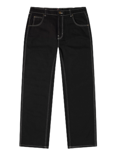 Kavbojke Dickies Houston Denim Rinsed Črna | DK0A4XFLRBK1