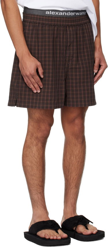 Kratke hlače Alexander Wang Alexander Wang Graphic Shorts Mornarica | 6WC3254099, 4