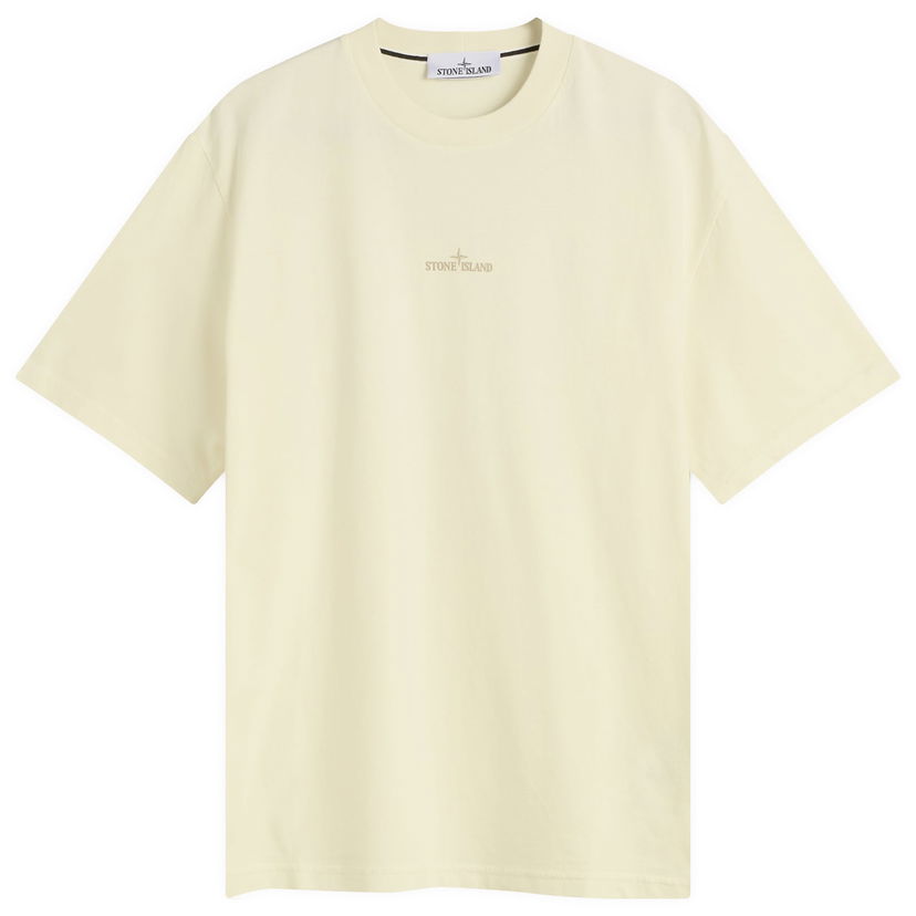 Majica Stone Island Stone Island Compass Print T-Shirt, Size Medium Rumena | K2S152100037-S0197-V0093