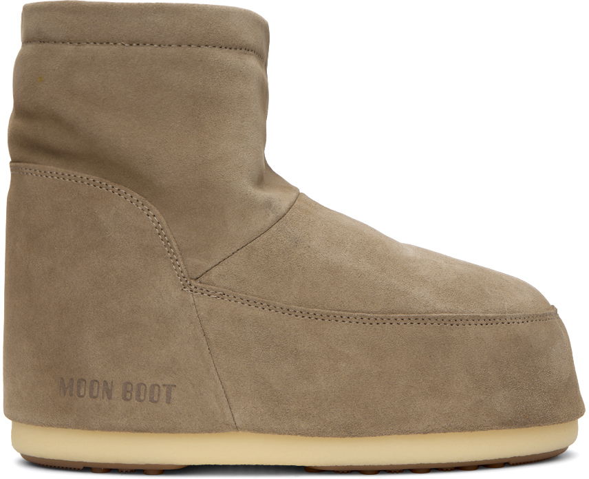 Superge in čevlji Moon Boot Taupe Icon Low Nolace Boots Bež | 14094000, 0
