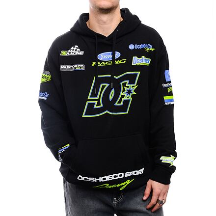 Pulover DC Racing Hoodie Črna | ADYSF03130-KVJ0