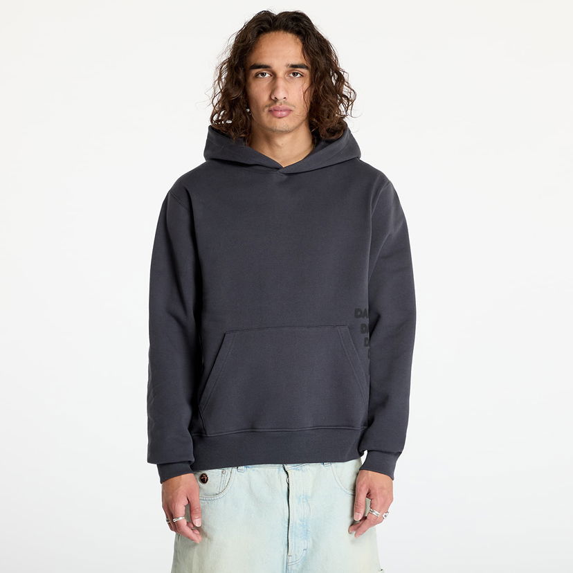Pulover DAILY PAPER Overload Hoodie Obsidian Black Črna | 2421041