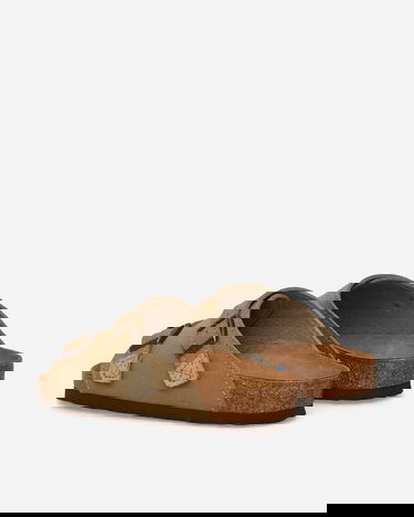 Superge in čevlji Birkenstock Zürich Suede Canvas Sandals Zelena | 1028755, 4