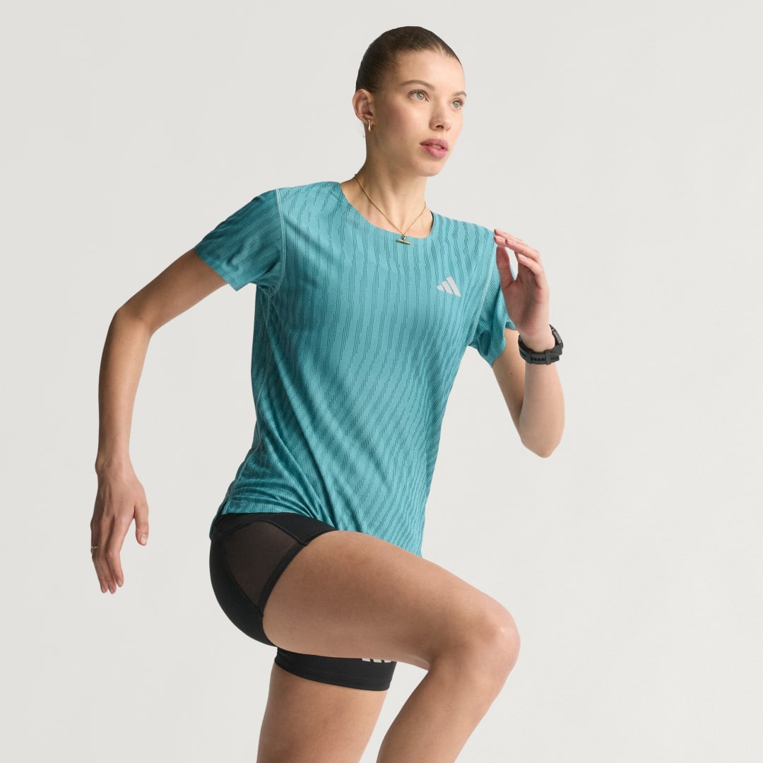 Majica adidas Performance Adi365 CLIMACOOL+ Running Tee Turkizna | JP3850, 0