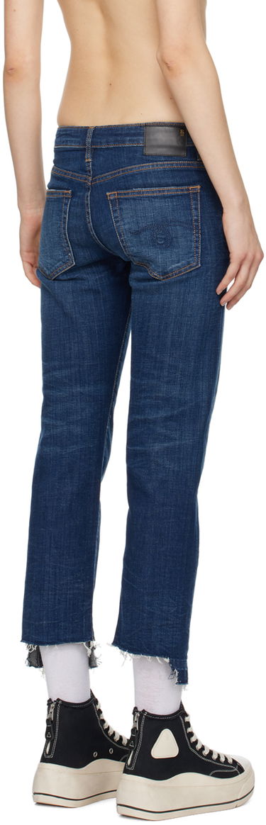 Kavbojke R13 R13 Boy Straight Jeans Modra | R13W0991-664C, 2