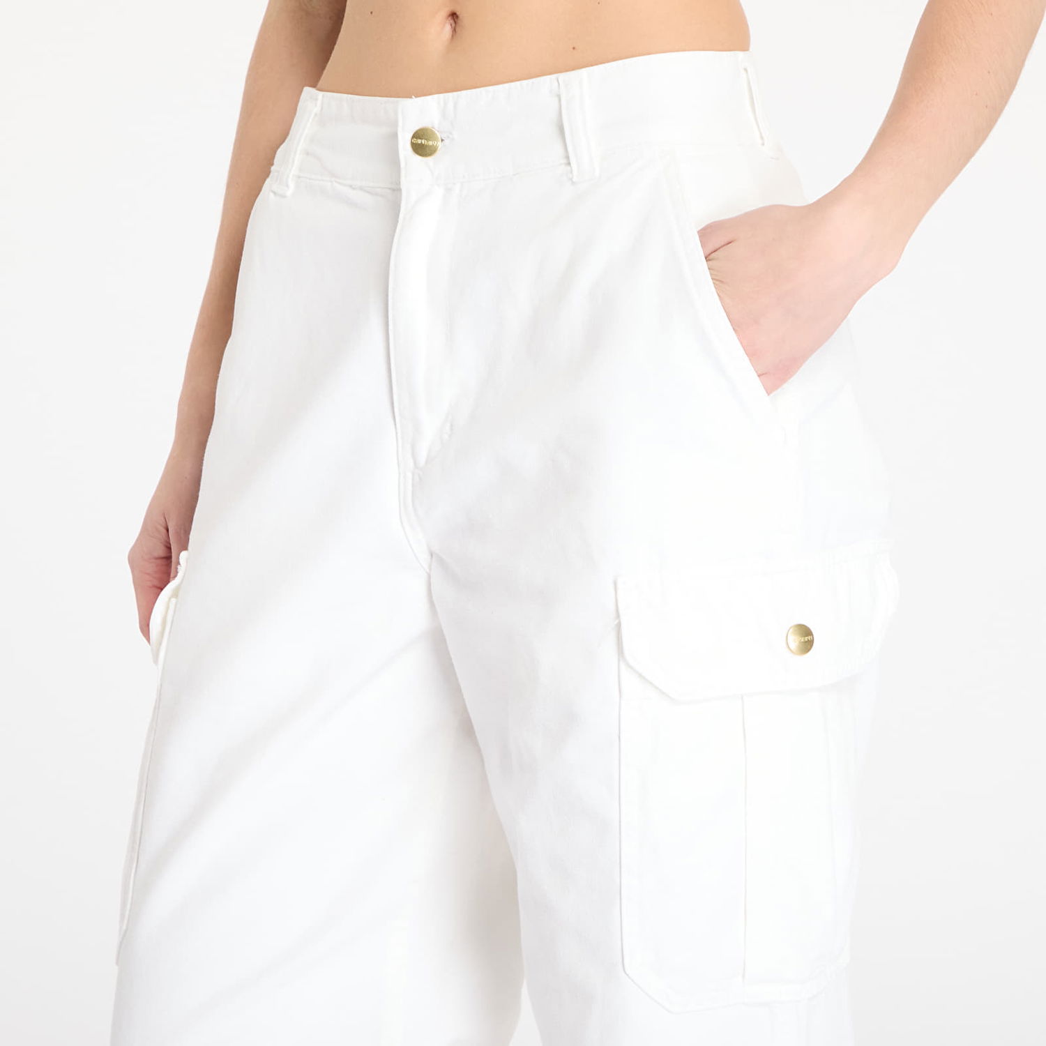 Cargo hlače Carhartt WIP Stanton Cargo Pants Bela | I033825.D606, 1