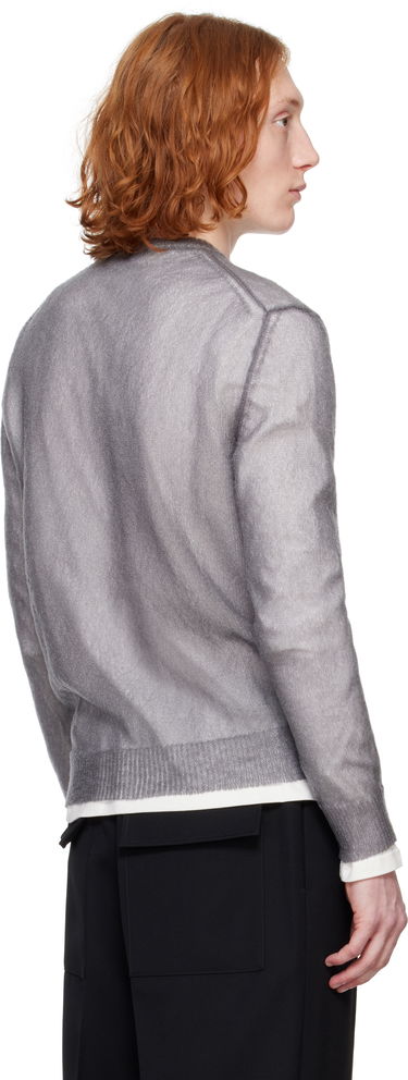 Pleteni pulover Jil Sander Jil Sander Layered Sweater Siva | J22FV0112_JTN376, 2