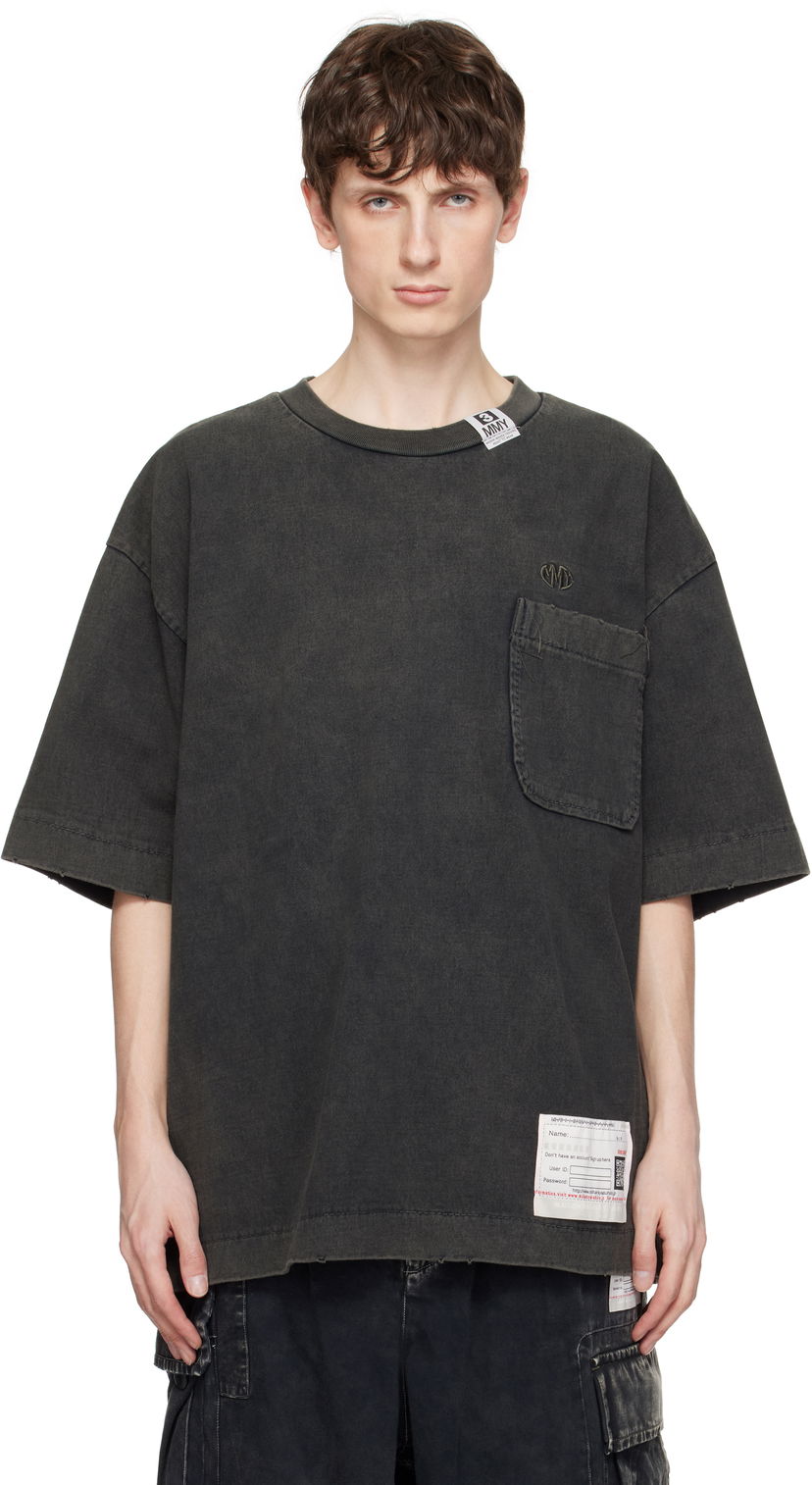 Majica Maison MIHARA YASUHIRO MIHARA YASUHIRO Amateur Sewn Like T-Shirt Črna | A14TS601