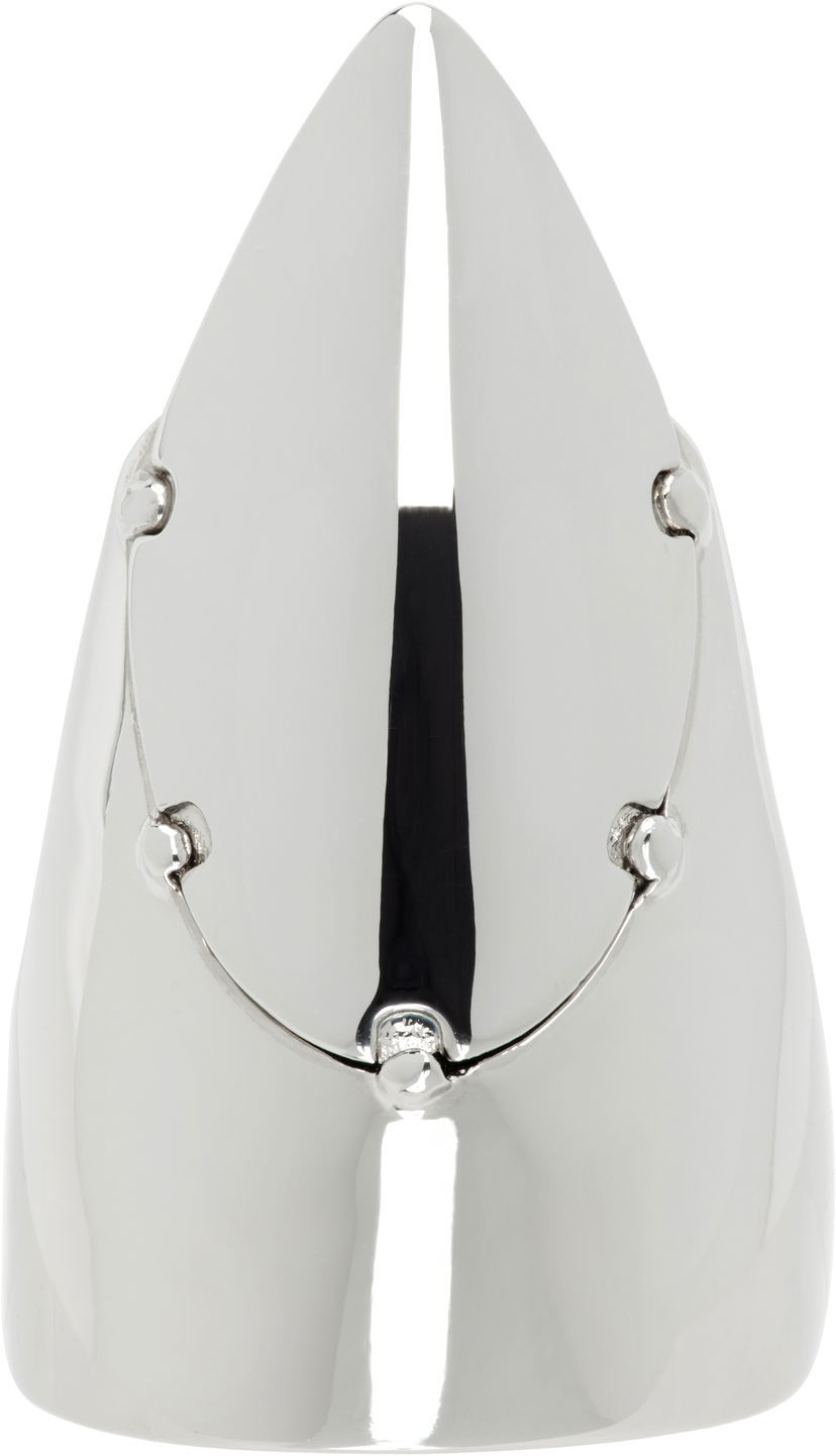 Prstan Jean Paul Gaultier Jean Paul Gaultier Silver-Tone 'The Nail' Ring Kovinski | 25/03-W-JW023-X053-91