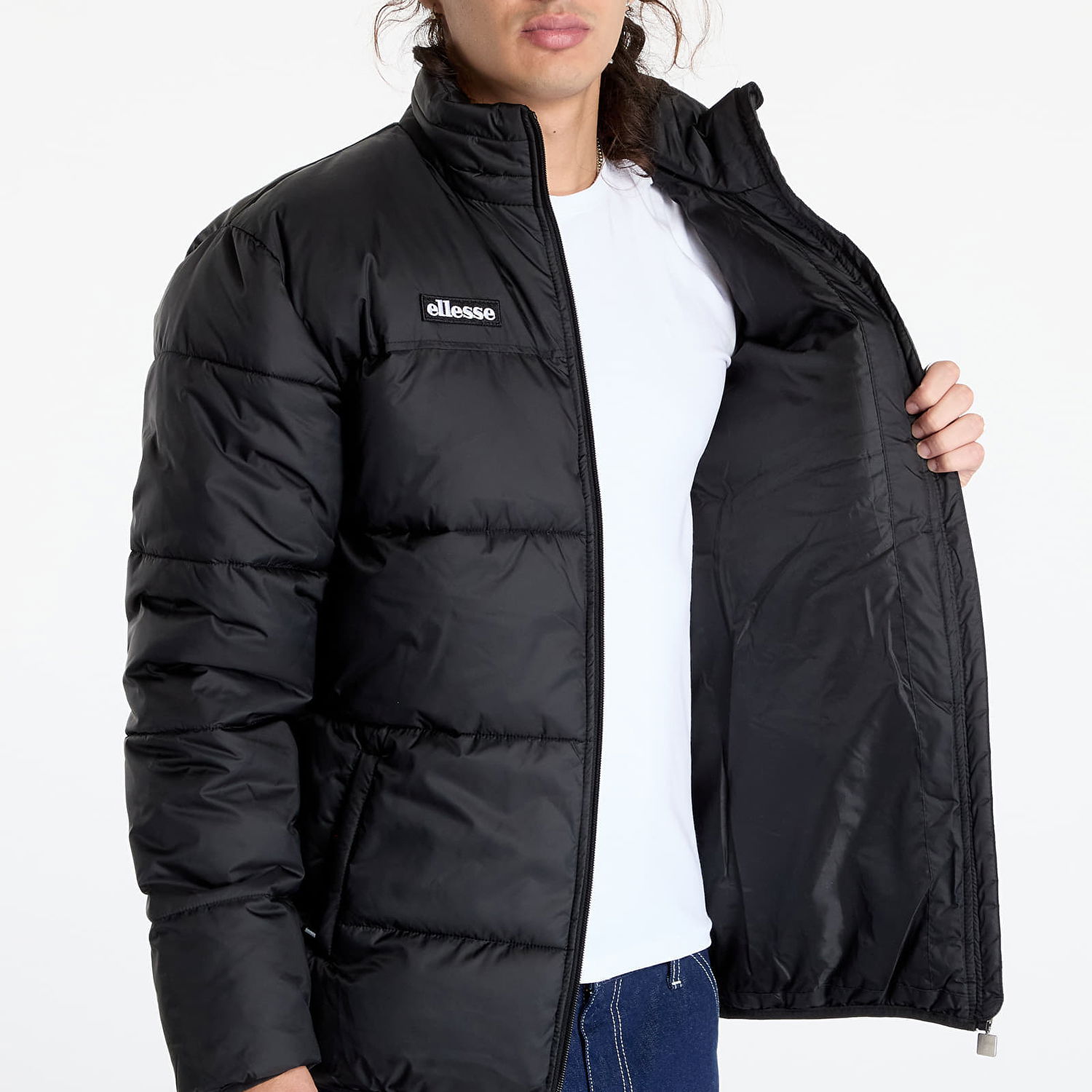 Puhovka Ellesse Jacket Caloroso Padded Jacket Black S Črna | SHR17526-011, 1