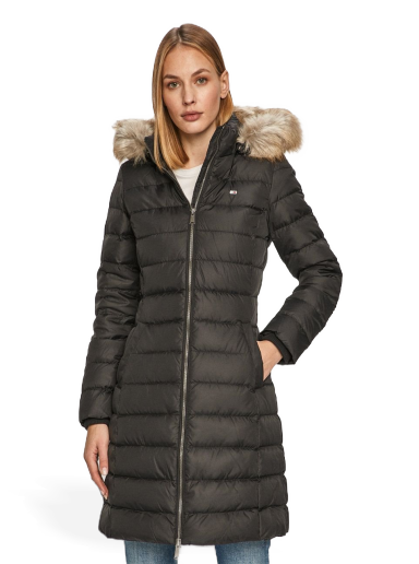 Puhovka Tommy Hilfiger Puffer Jacket Črna | DW0DW09060
