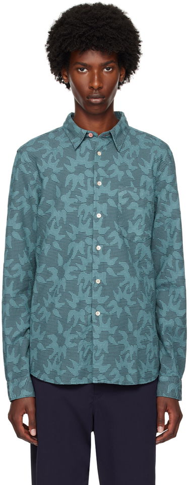 Srajce Paul Smith PS Paul Smith Patterned Shirt Zelena | M2R-614P-N22135-34, 0