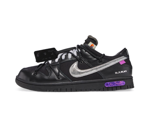 Superge in čevlji Nike Off-White x Dunk Low "Lot 50 of 50" Črna | DM1602-001
