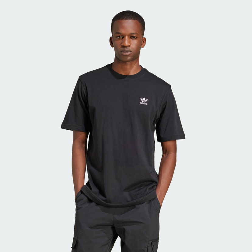 Majica adidas Performance Trefoil Essentials T-Shirt Črna | JI8545