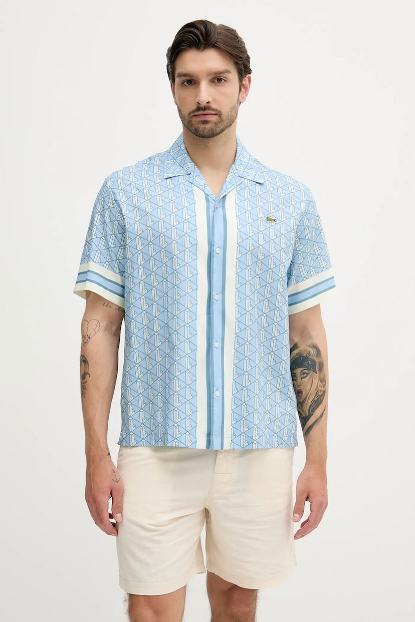 Srajce Lacoste Lacoste Relaxed Fit Shirt Modra | CH9094