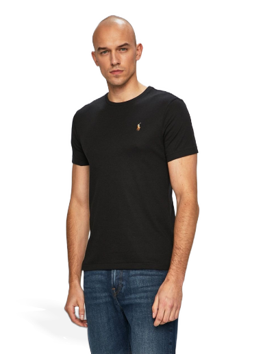Majica Polo by Ralph Lauren Cotton Custom Tee Črna | 710740727001