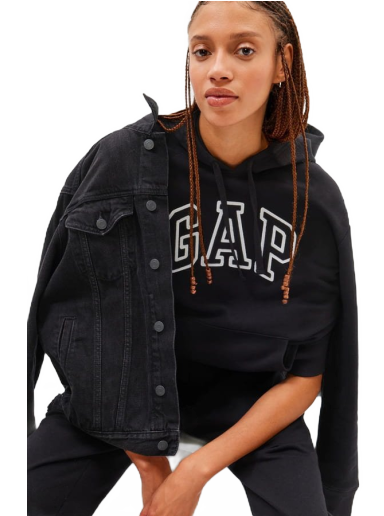 Pulover GAP Heritage Hoodie Črna | 463506-01
