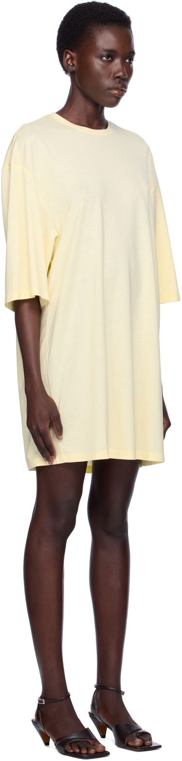 Obleke TOTEME TOTEME Relaxed Tee Minidress Rumena | 253-WRT0594-FB0419, 1