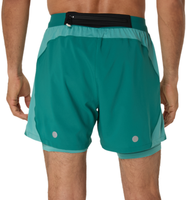 Kratke hlače Asics Road 2-in-1 5" Shorts Zelena | 2011d245-301, 1