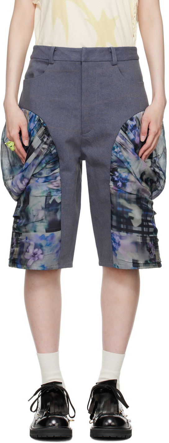 Kratke hlače Collina Strada Collina Strada Giva Denim Shorts Modra | XX6032