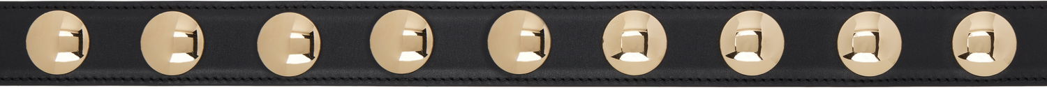 Pasovi Khaite Khaite Benny Studded Belt Črna | 10015-763, 1