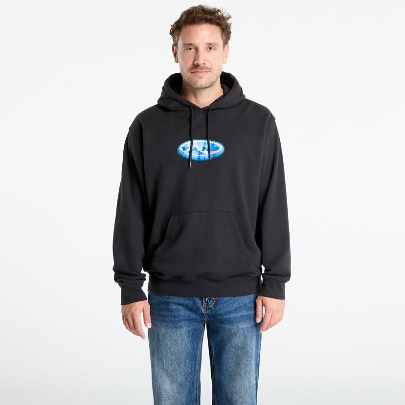 Pulover Vans 3D Retroval Pullover Hoodie Črna | VN000QXPBLK1