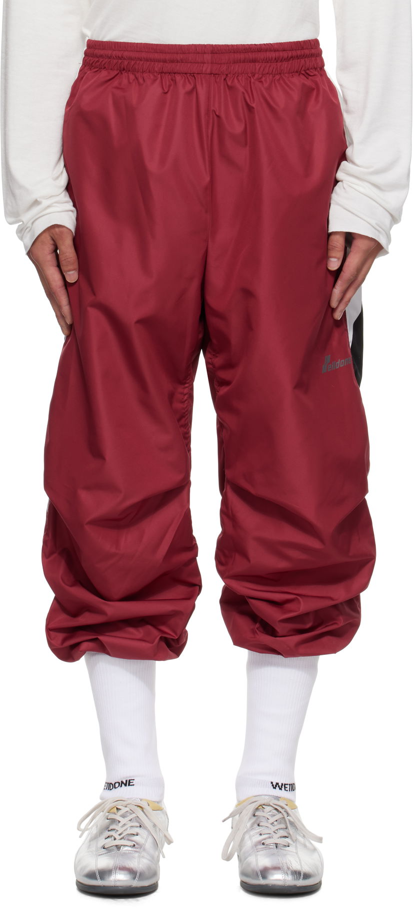 Hlače We11done We11done Track Pants Rdeča | WD-PT2-25-213-M-RD