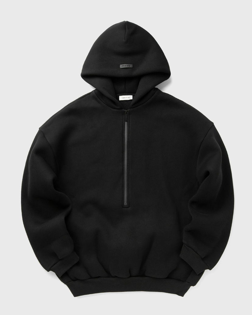 Pulover Fear of God Athletic Half-Zip Hoodie Črna | FG25FW12-123FLC-001