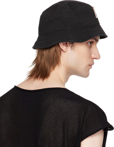 Kapa Vivienne Westwood Vivienne Westwood Cotton Twill Bucket Hat Črna | 81020009-W016E-, 2
