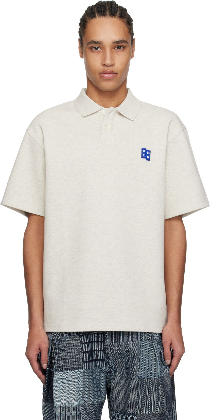 Polo majica ADER ERROR ADER error Significant TRS Tag Polo Bež | BO42FYPL0201OT