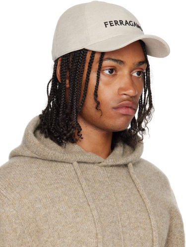 Kapa FERRAGAMO Ferragamo Core Signature Cap Bež | 783392, 1
