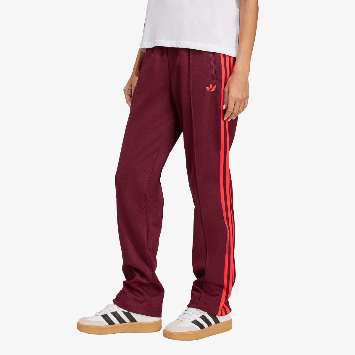 Trenirka adidas Performance Track Pants with Stripes Bordo | JW6058, 1