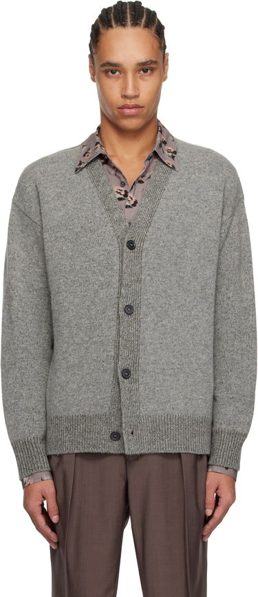 Pleteni pulover Paul Smith Paul Smith Button Thru Cardigan Siva | M1R-245Z-P02584-72, 0