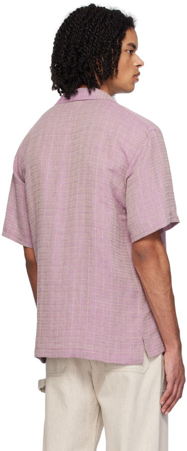 Srajce Samsoe Samsoe Samsøe Samsøe Saemerson Check Short Sleeve Shirt Lila | M24100055, 2