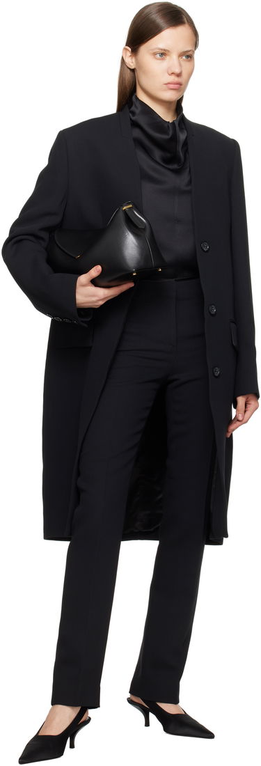 Trenčkot TOTEME TOTEME Deep Pleat Coat Črna | 251-WRO4312-FB0336, 3