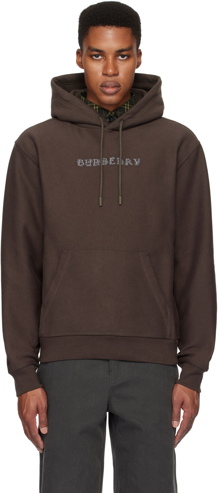 Pulover Burberry Paisley Logo Cotton Hoodie Rjava | 8099547