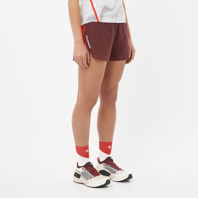 Kratke hlače Salomon S/Lab Speed 3" Running Shorts Rjava | LC2692800