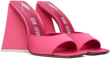 Modni dodatki The Attico Attico Devon Satin Heeled Mules Roza | 237WS000 V015, 3
