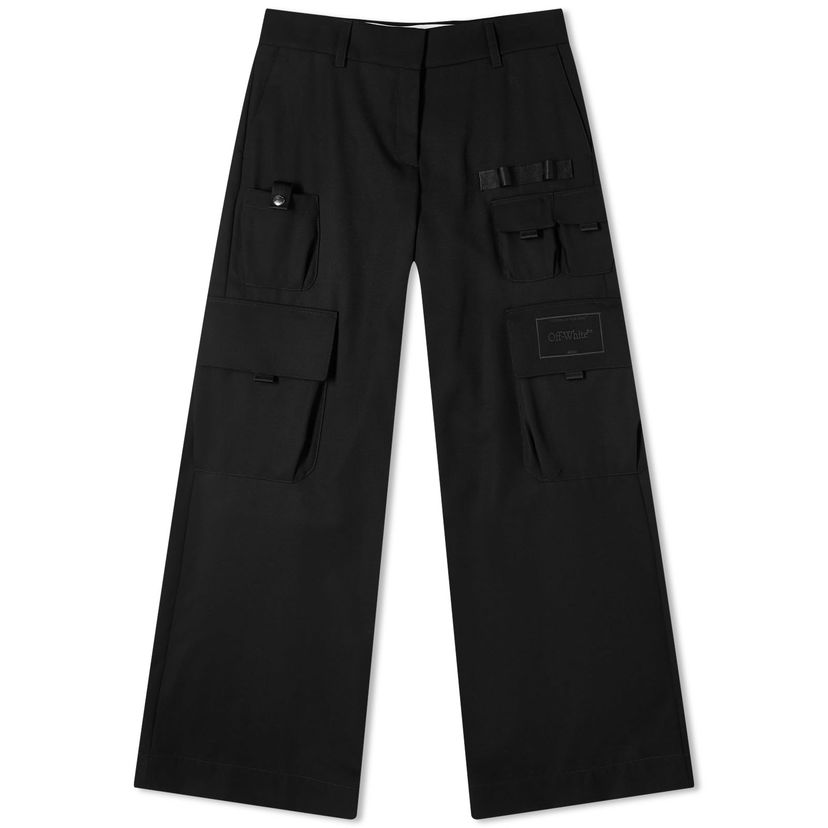 Cargo hlače Off-White Toybox Cargo Pants Črna | OWCF017S24FAB0011010