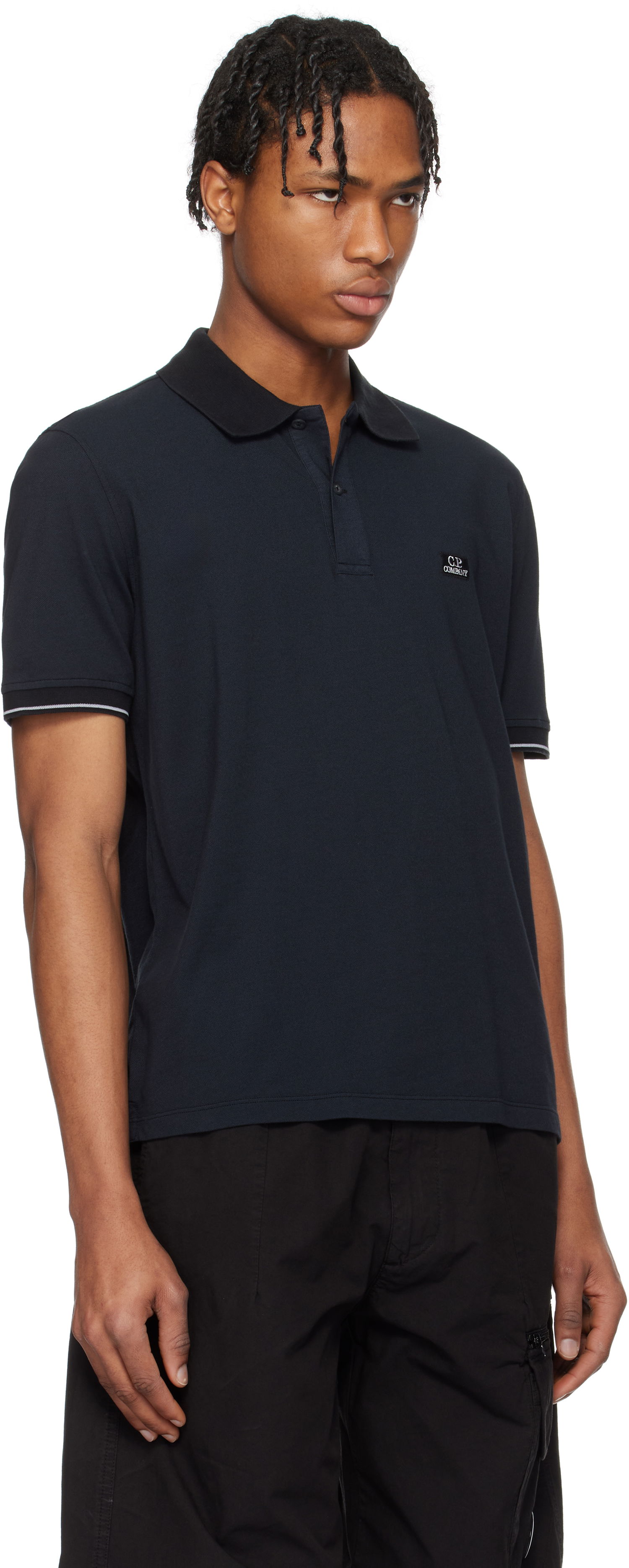 Polo majica C.P. Company C.P. Company Tacting Piquet Polo Mornarica | 18CMPL130A006263G, 1