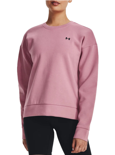 Pulover Under Armour Unstoppable Fleece Crewneck Roza | 1379835-697