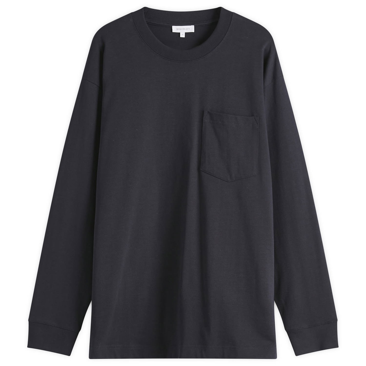 Majica NORSE PROJECTS Standard Heavy Loose Long Sleeve T-Shirt, Size Large Mornarica | N10-0213-7004, 1