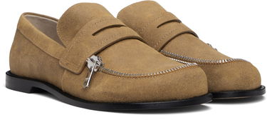 Superge in čevlji JW Anderson JW Anderson Biker Zipper Loafers Rjava | MC0001-LA0319, 3