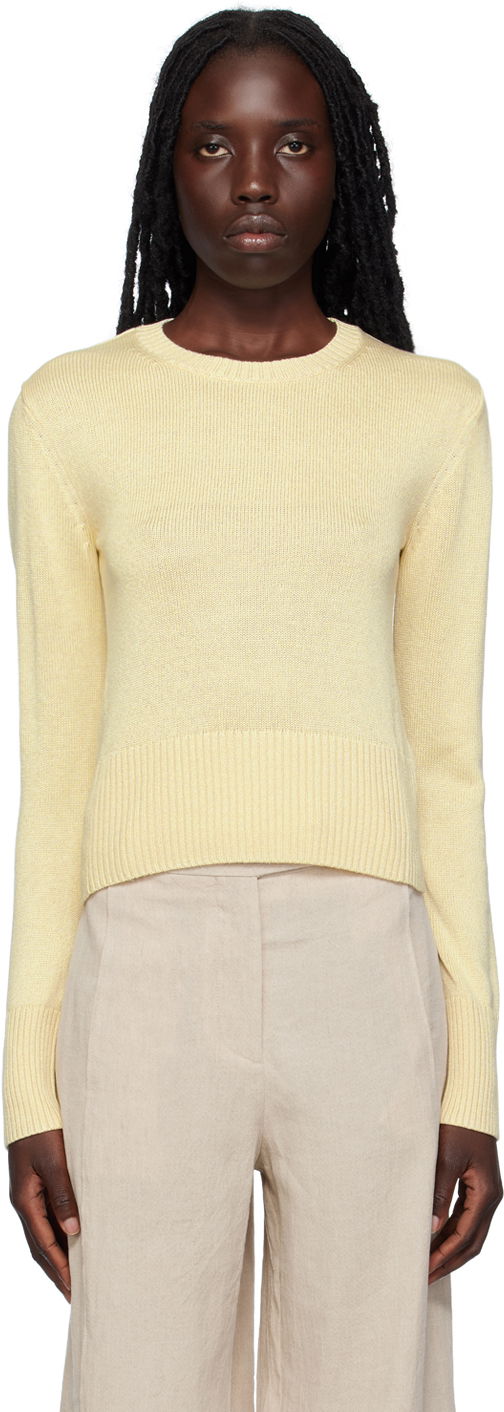 Pleteni pulover TOTEME TOTEME Crewneck Knit Sweater Rumena | 233-5151-342, 0