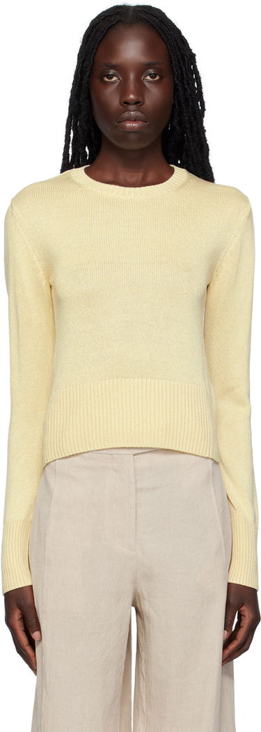 Pleteni pulover TOTEME TOTEME Crewneck Knit Sweater Rumena | 233-5151-342, 0