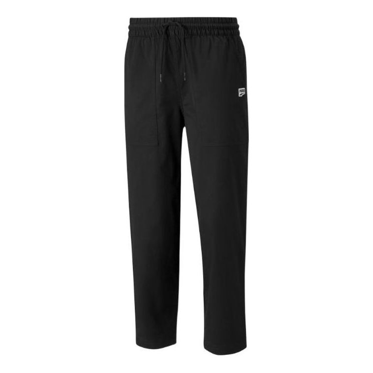 Hlače Puma Downtown Twill Tapered Pants Črna | 535396-01