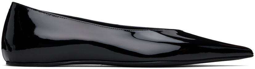 Superge in čevlji TOTEME Asymmetric Ballerina Flats Črna | 244-WAS990-LE0091