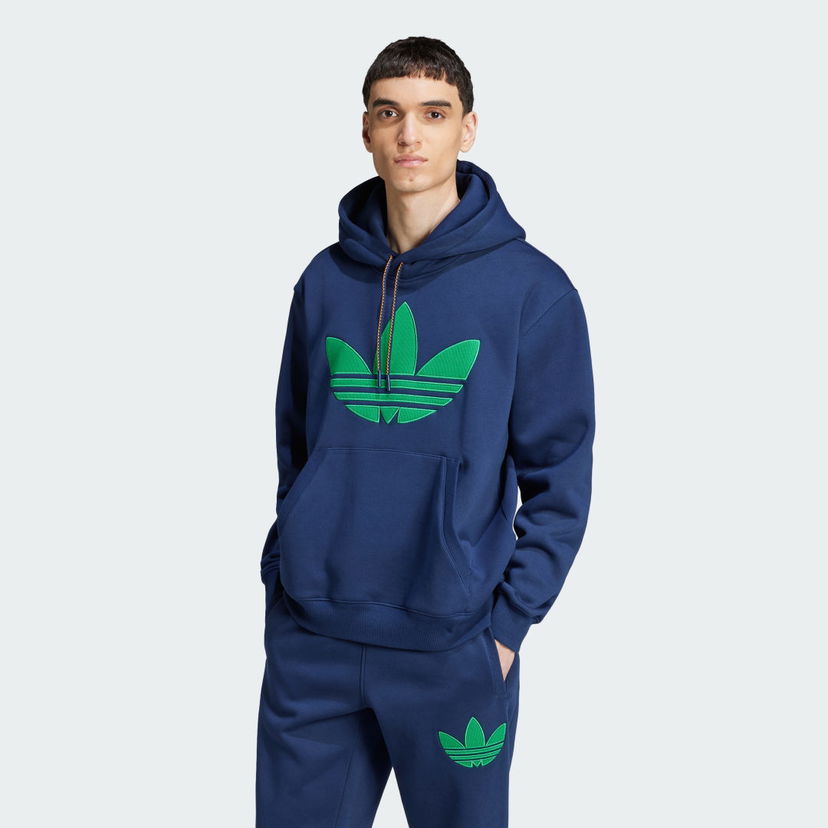 Pulover adidas Originals Fleece Hoodie Modra | JN5968