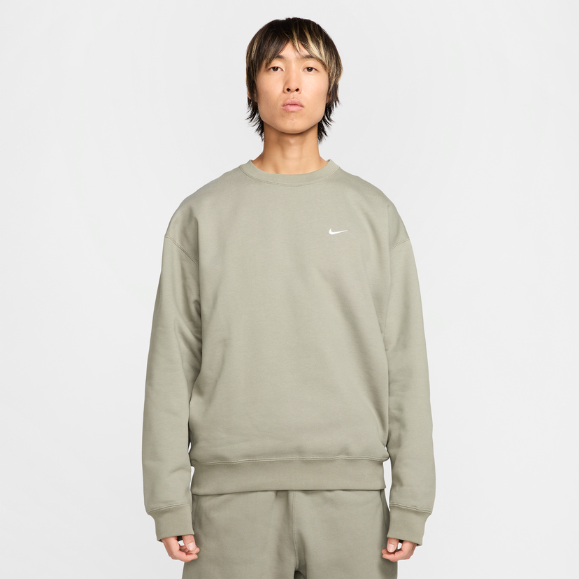 Pleteni pulover Nike Solo Swoosh Fleece Crewneck Sweatshirt Zelena | DX1361-320